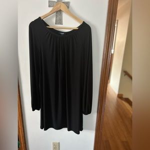 Chaps basic black dress
